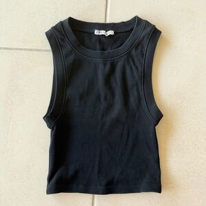 Zara Black Crop Top - size small